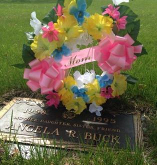 Angela Buck headstone